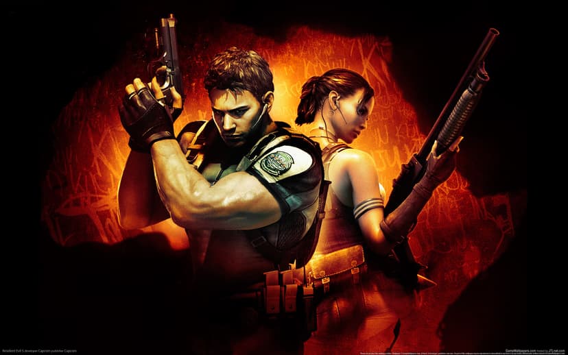 Resident Evil 5 cover art for PlayStation 2